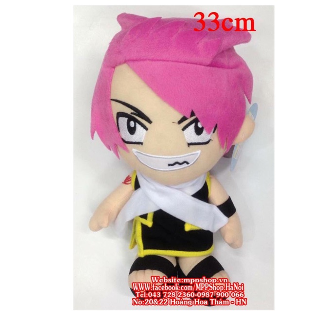 Gấu bông fairytall 235k-&gt;190k/ gấu ôm anime fairytail