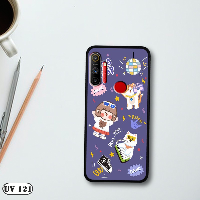 Ốp lưng điện thoại Realme C3 - lưng nhám viền dẻo