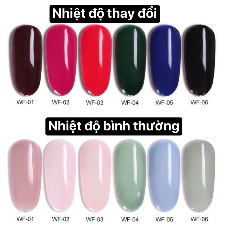 Sơn Gel AS Mã WF sơn đổi màu (cam kết chính hãng _lựa màu tự do hơn 2000 màu)