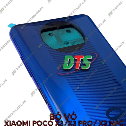 Vỏ xiaomi poco x3 /poco x3pro xanh