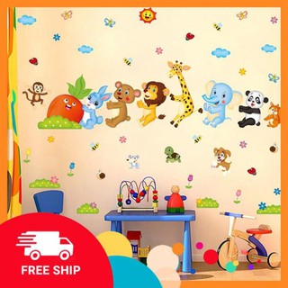 ⚡️𝗙𝗥𝗘𝗘𝗦𝗛𝗜𝗣⚡️ Decal dán tường Thú nhổ cà rốt số 2