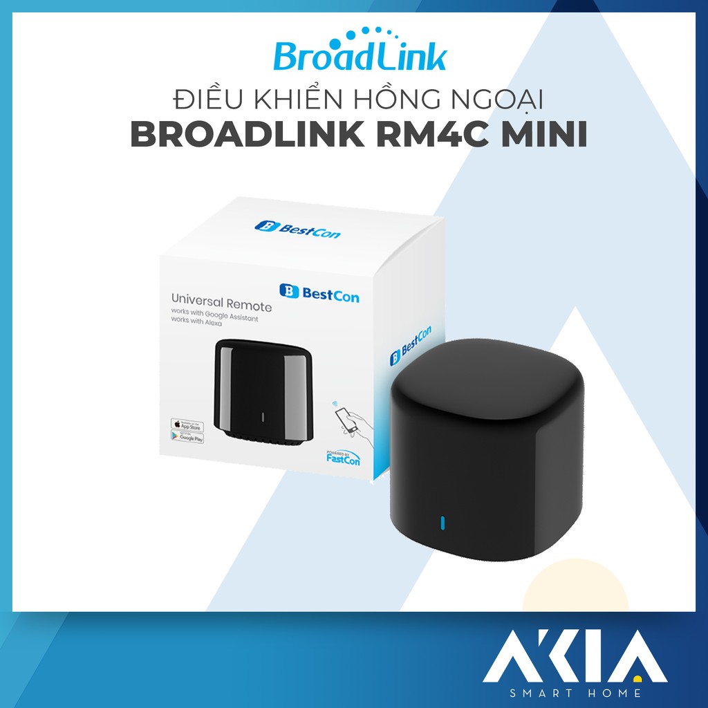 Điều khiển hồng ngoại Broadlink Bestcon RM4c Mini và Broadlink RM4 Mini