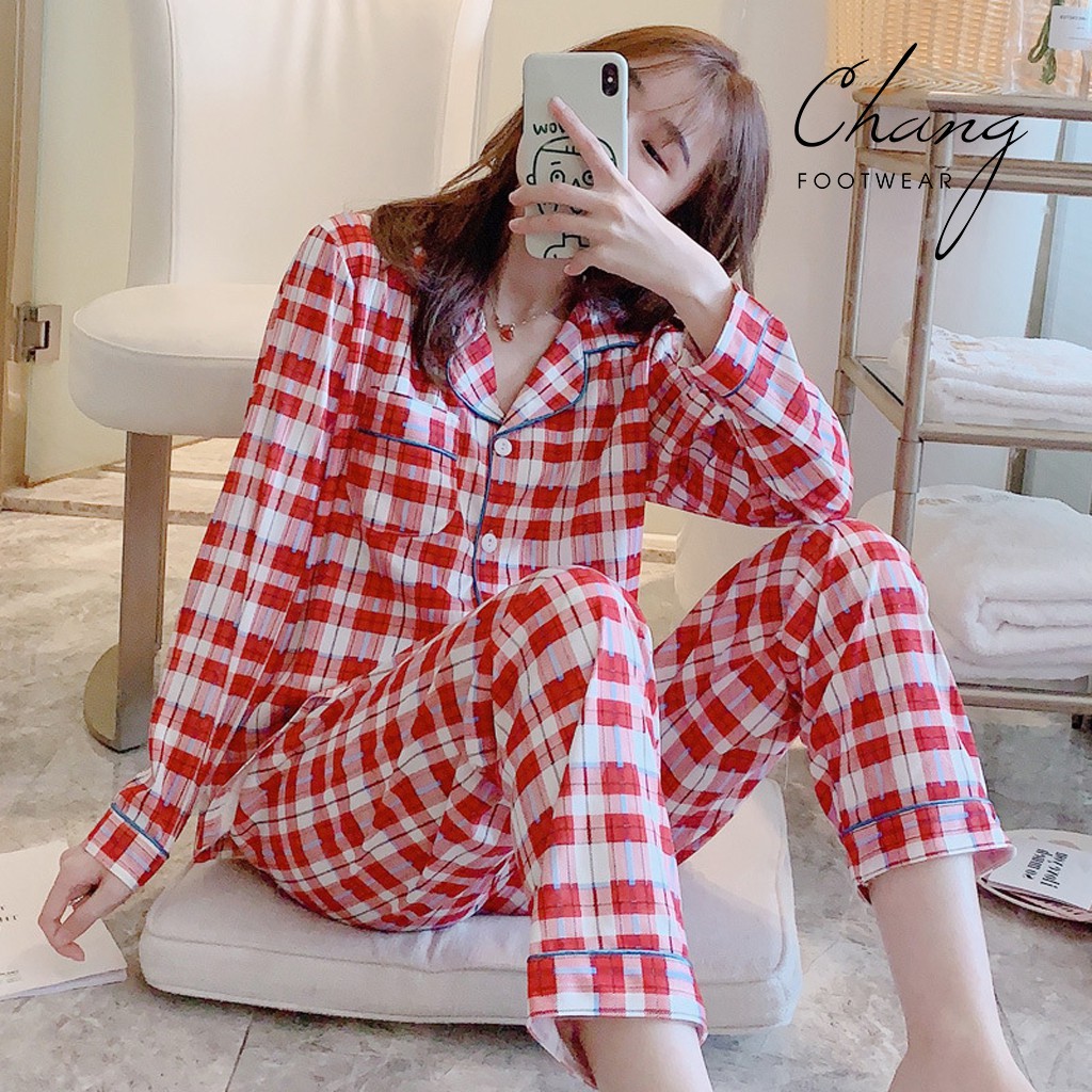 Bộ Ngủ Nữ Dài Tay | HÀNG MỚI VỀ | Bộ Pijama chất đẹp họa tiết SIÊU HOT ❤️ | BigBuy360 - bigbuy360.vn
