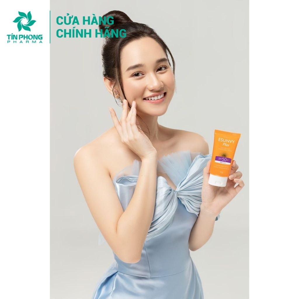 Kem Chống Nắng Esunvy Plus Sun Care Face SPF50+/PA++++ Phù Hợp Cho Da Nhạy Cảm, Bảo Vệ Da Hoàn Hảo Tuýp 50g TMP014