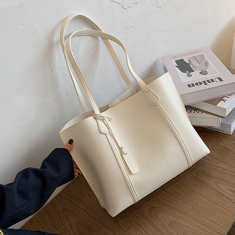 Túi Tote Đeo Vai Phong Cách Retro Đơn Giản Cho Nữ