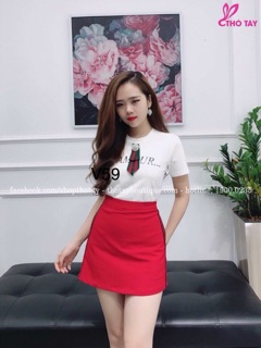 Sét áo kèm quần giả váy