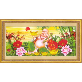 Tranh Thêu Chữ Thập 3D Phát Tài Thịnh Vượng A1130 (KHÁCH TỰ THÊU) KT:100X48CM