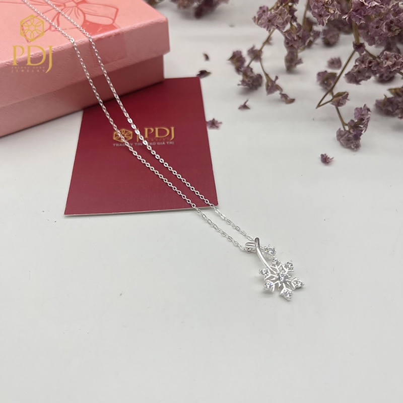 Dây chuyền bông tuyết bạc - SP000527 - SP000529 - Bạc ta cao cấp - Tặng kèm hộp đựng - Trang sức PDJ