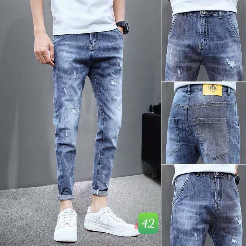 Quần jean nam 💥Freeship💥  Quần Jean Nam, Quần rin chất bò cao cấp Ống Đứng Dáng Cao Basic HA24 | BigBuy360 - bigbuy360.vn