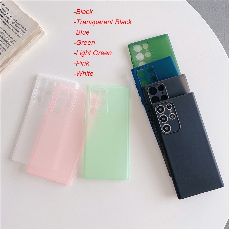 Ốp Điện Thoại TPU Siêu Mỏng Mặt Nhám Chống Dấu Vân Tay Cho Samsung Galaxy A02 M02 A32 A52 A52s A72 A53 A73 5G