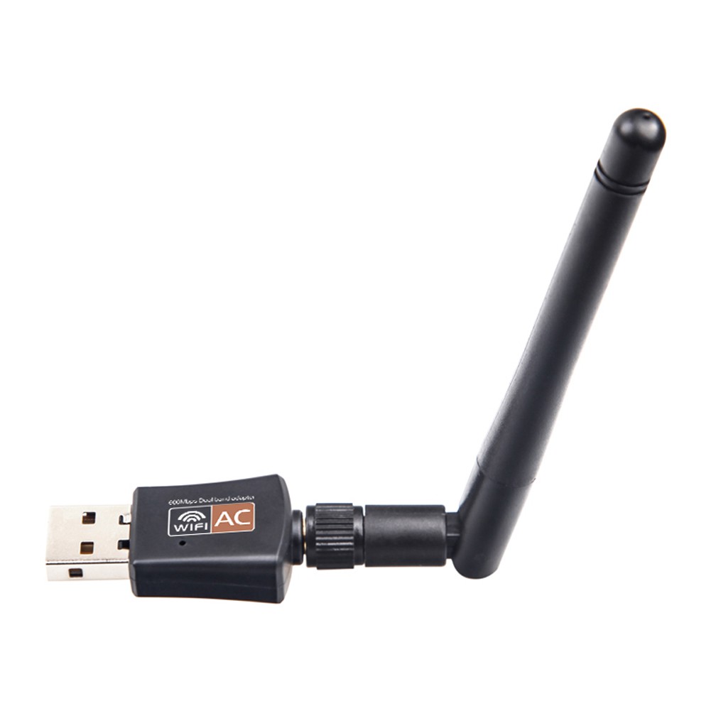 【Rememberme】600Mbps Dual Band 5GHz Wireless Lan USB PC WiFi Adapter w/ Antenna 802.11AC | WebRaoVat - webraovat.net.vn