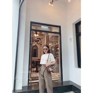SET ÁO THUN IN QUẦN BAGGY TÂY (VIDEO + HÌNH THẬT)