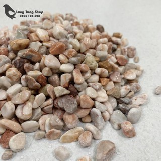 Đá hồng nhạt trang trí ( chọn size )