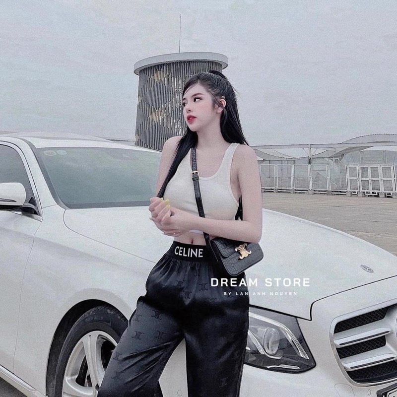 Set áo ba lỗ quần suông siêu hot - freesize dưới 53kg - hình thật carotshop