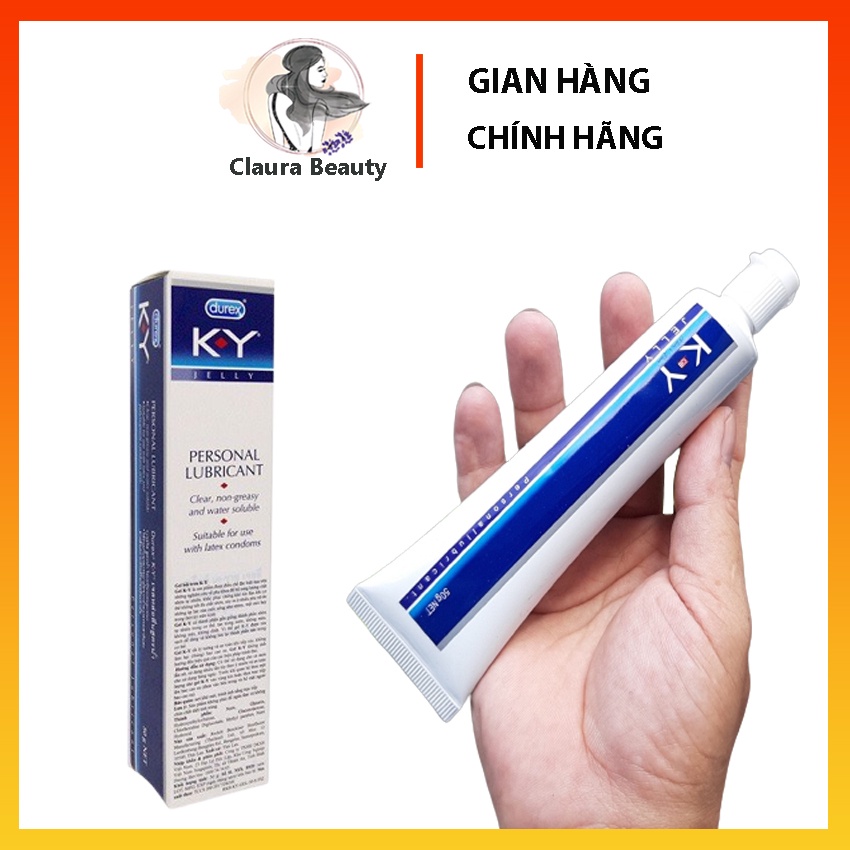 [ CHÍNH HÃNG ] - Gel bôi trơn gốc nước KY, siêu an toàn, hiệu quả, nhập khẩu -  tuýt (42/82 ) gram Claura