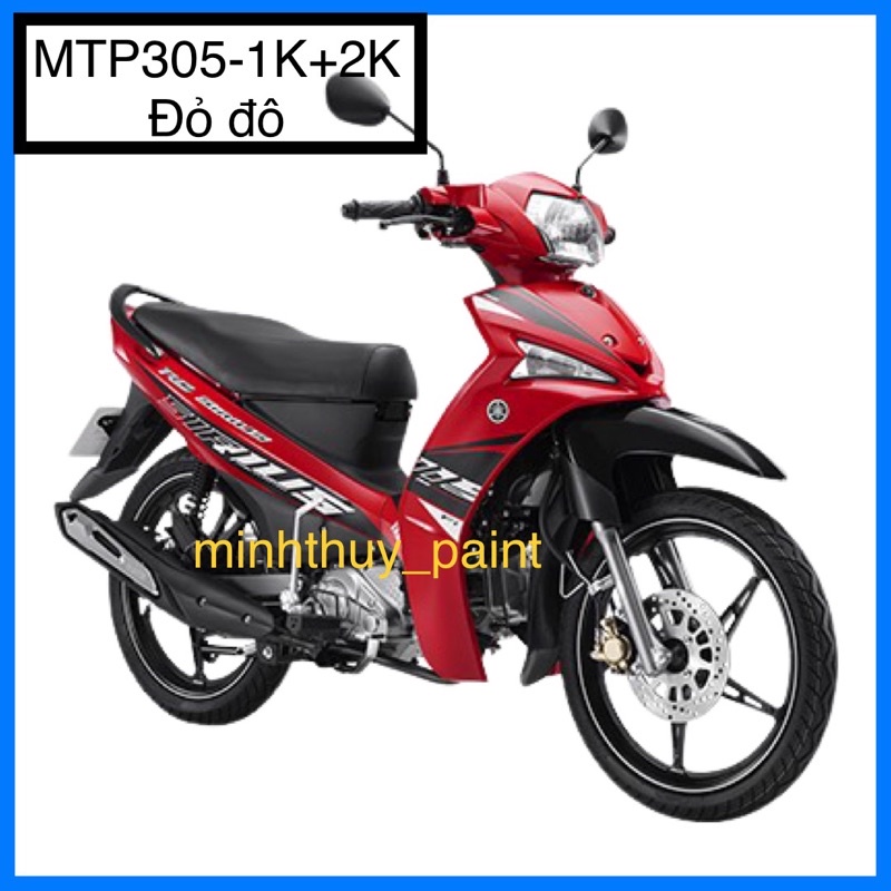 Sơn xe máy Yamaha Sirius màu Đỏ đô MTP305-1K và MCP305-2K Ultra Motorcycle Colors