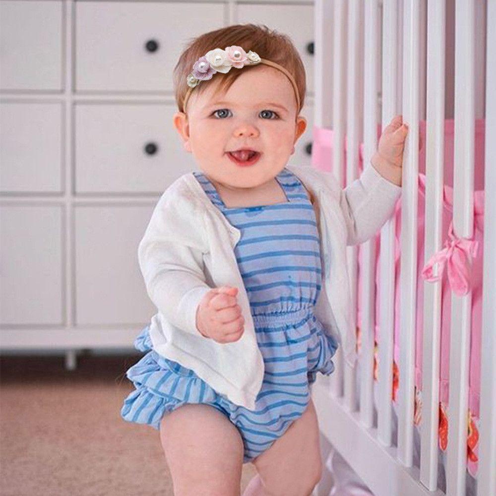 ❈Rowan❈ Băng Đô Ngọc Trai Dễ Thương Cho Bé|Băng Đô Cài Tóc Đính Hoa Cho Bé Gái