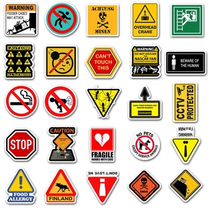 Bộ 50 Miếng Dán Sticker Chống Thấm Nước Kiểu Graffiti