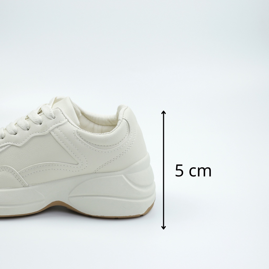 Giày Thể Thao Nữ Độn Đế MEELY dáng Sneaker Cá Tính - FS035