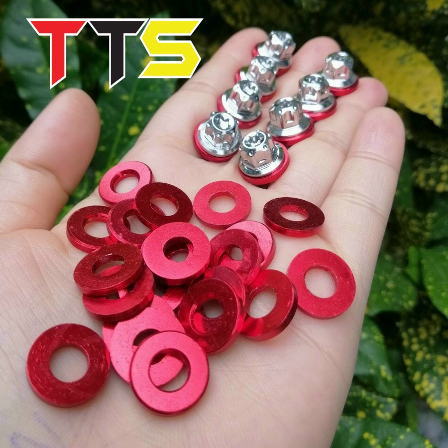 Lông đền lốc máy nhôm CNC sử dụng được cho các dòng xe máy HONDA, YAMAHA, SUZUKI