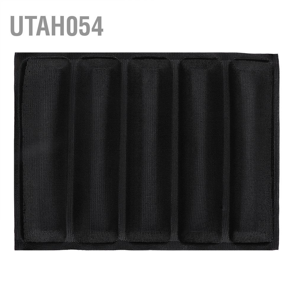Utah054 Khay nướng bánh mì tự làm bằng silicon thoáng khí Khuôn chảo kiểu Pháp để sử dụng tại nhà