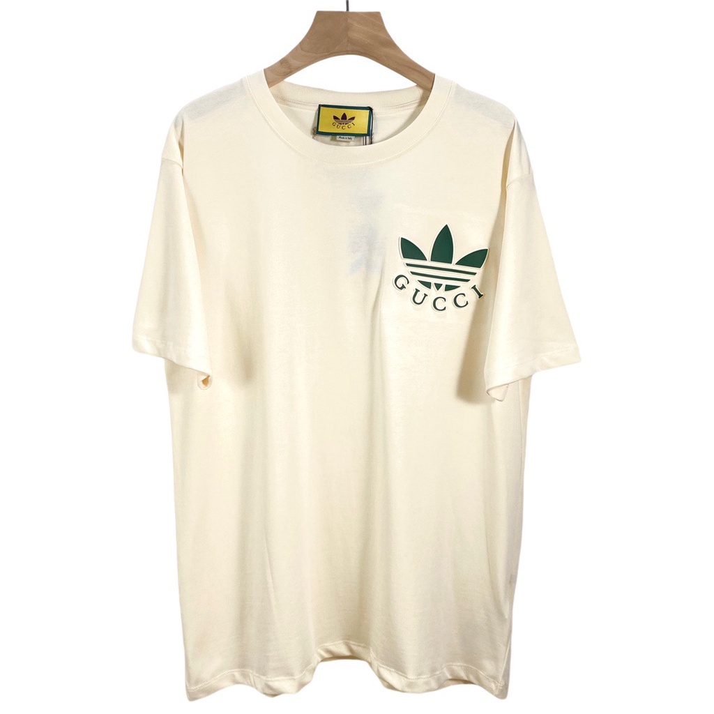 Áo Thun Dài Tay In Logo Gucci X Adidas 22ss Thời Trang Đường Phố Sang Trọng