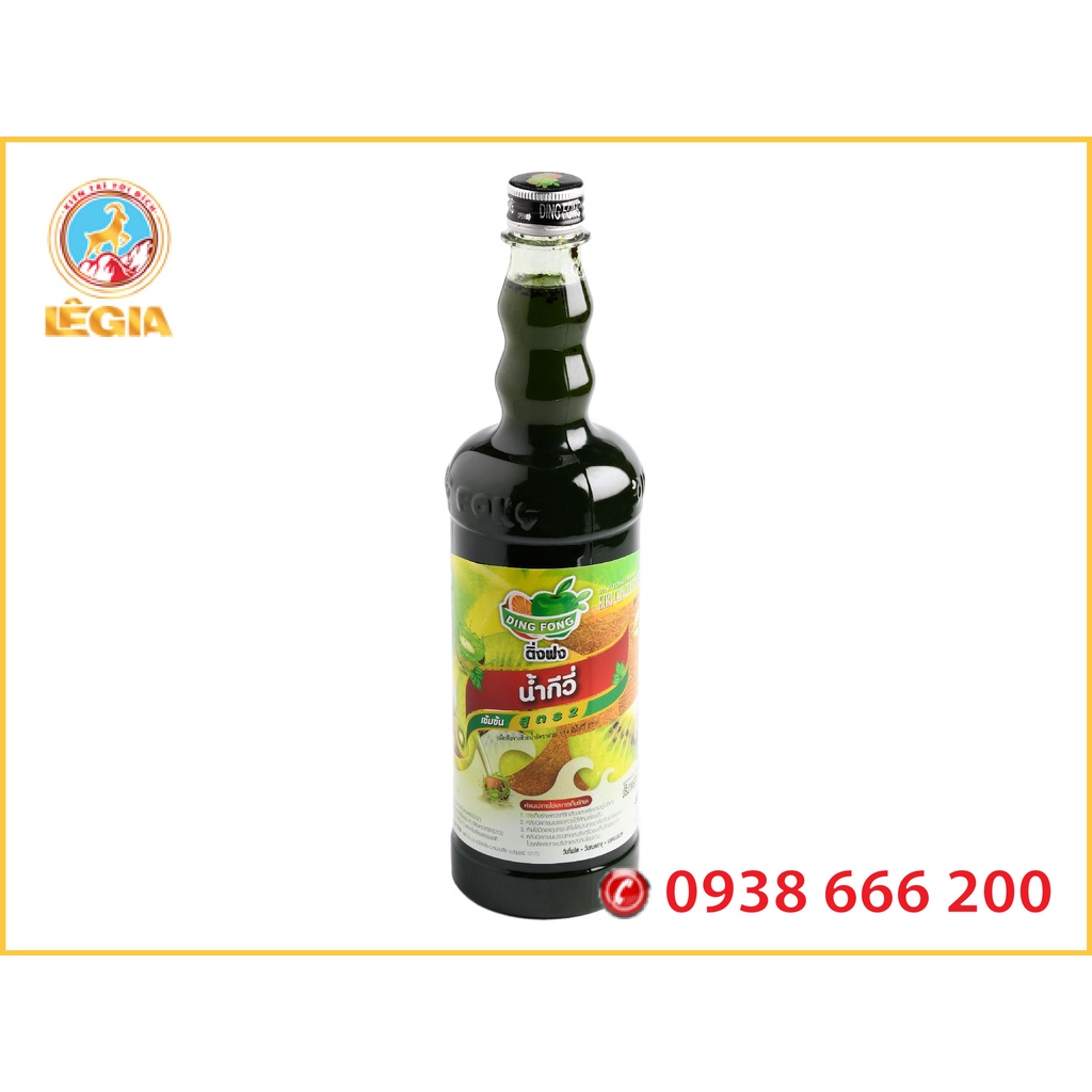 SIRO THÁI KIWI 760ML - DING FONG KIWI SYRUP