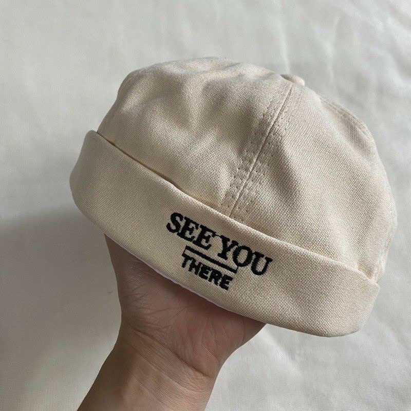 MŨ TRÒN MIKI HẠT KHÔNG VÀNH HÀN QUỐC_Nón beanie SEE YOU