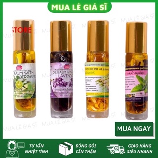 Dầu lăn thảo dược 4 mùi (xả, dứa, bạc hà,chanh)