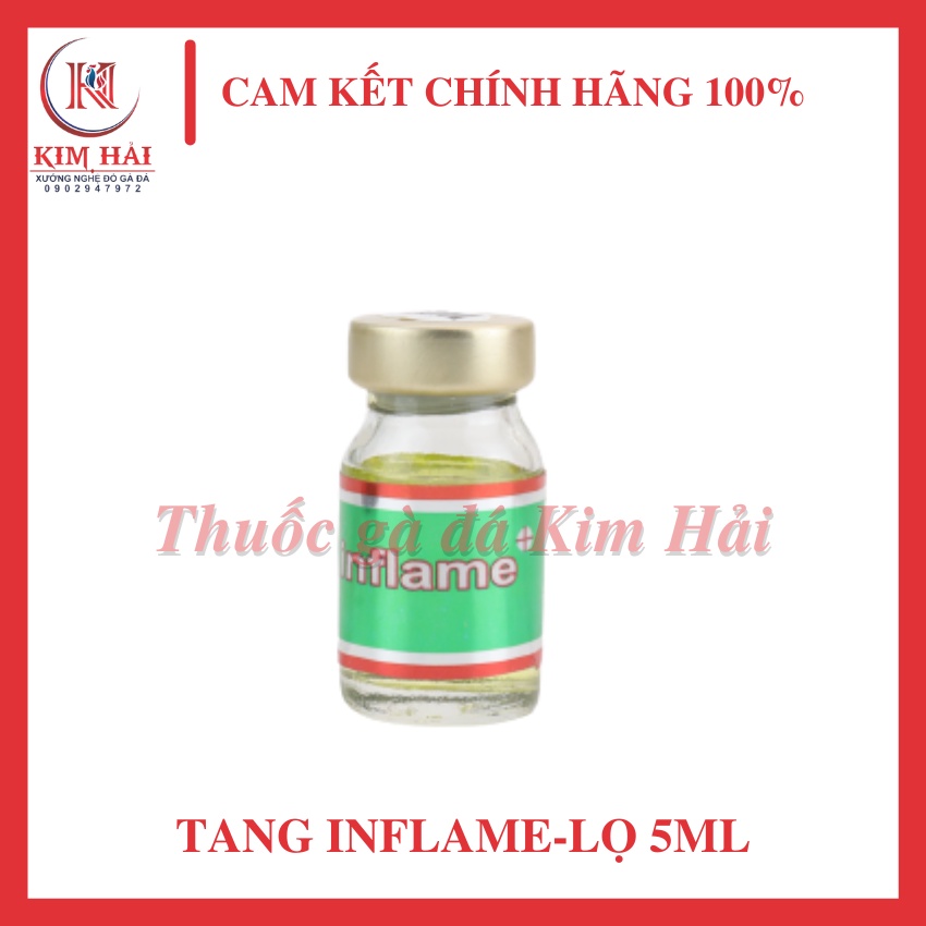 Inflame -Xuất xứ Thái Lan-( Dạng chích) 5ml/lọ-Chích tang cho cho chiến kê hiệu quả.