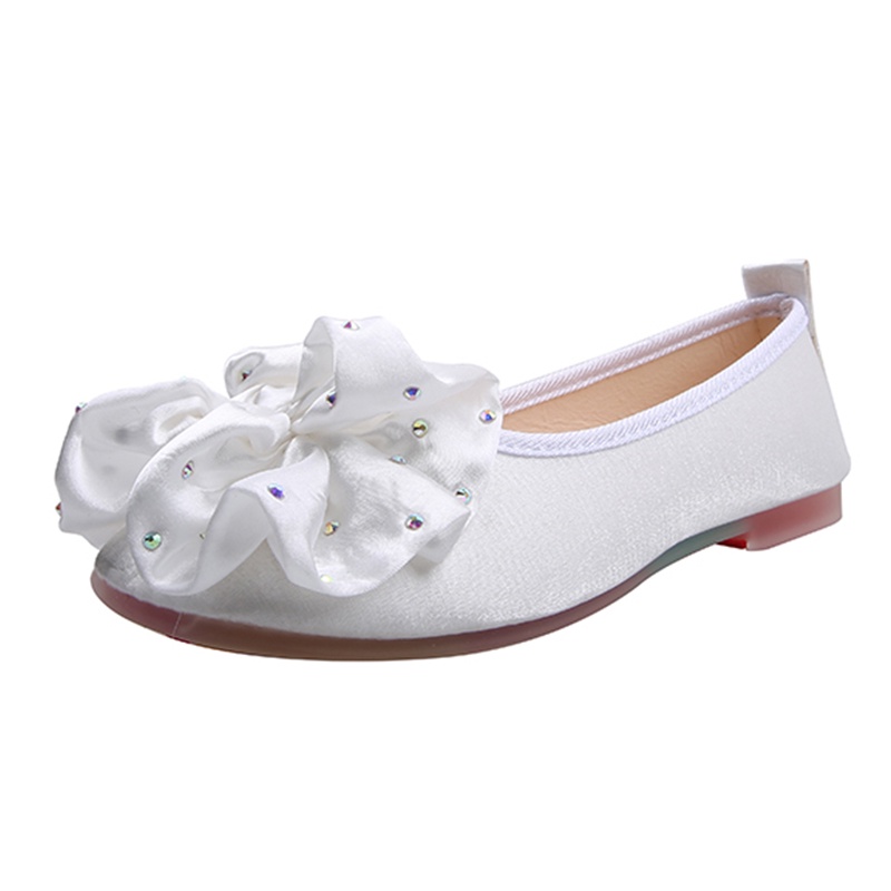 Flat Single Shoes Female 2020 Autumn New Fashion Shallow Mouth Fairy Wind Bow Square Skirt Summer Peas Shoes