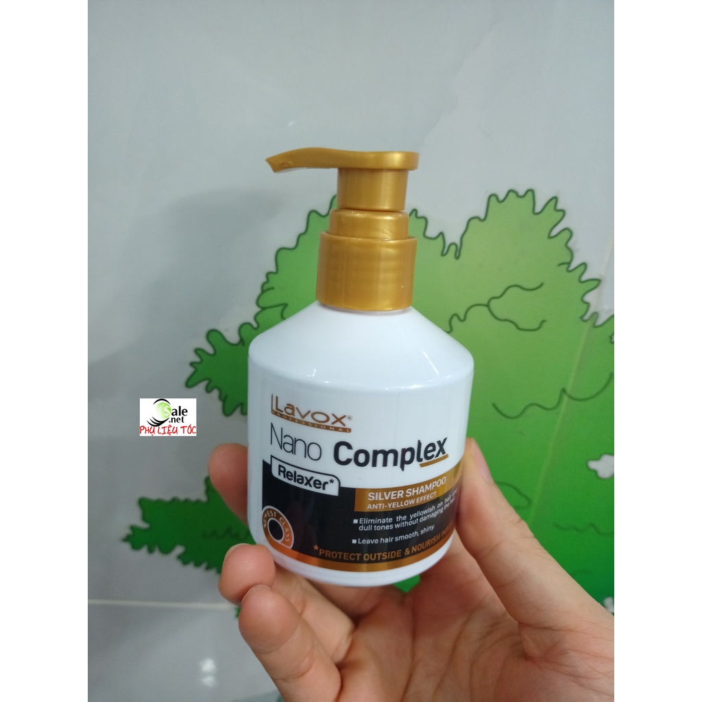 Gội khử vàng Lavox nano complex 200ml