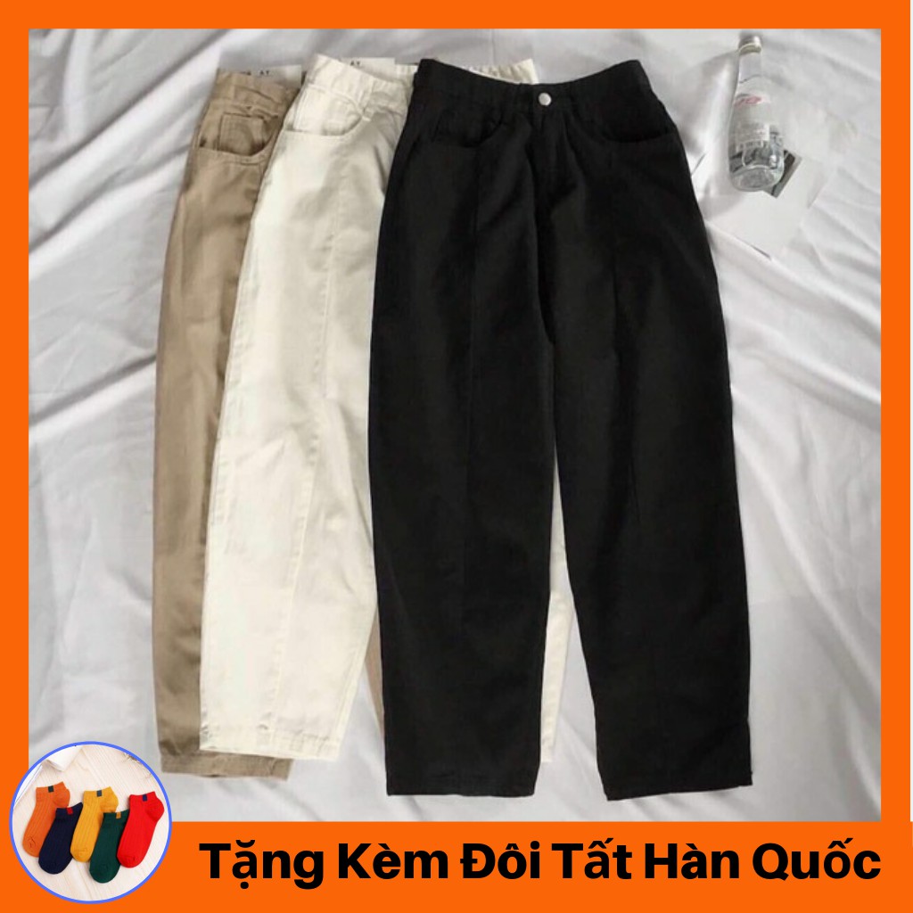 Quần Baggy Nữ Kaki Ống Túm MS063 | BigBuy360 - bigbuy360.vn