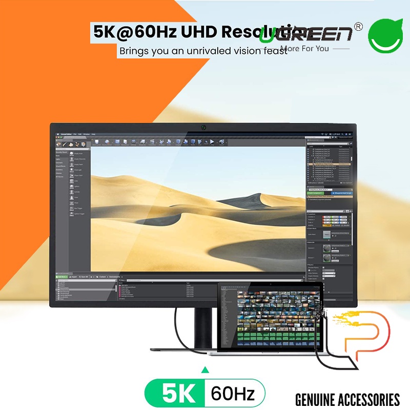 Cáp Thunderbolt 3  Gen 3 - Cáp dữ liệu 2 đầu Type-C Ugreen 70951 - 70952