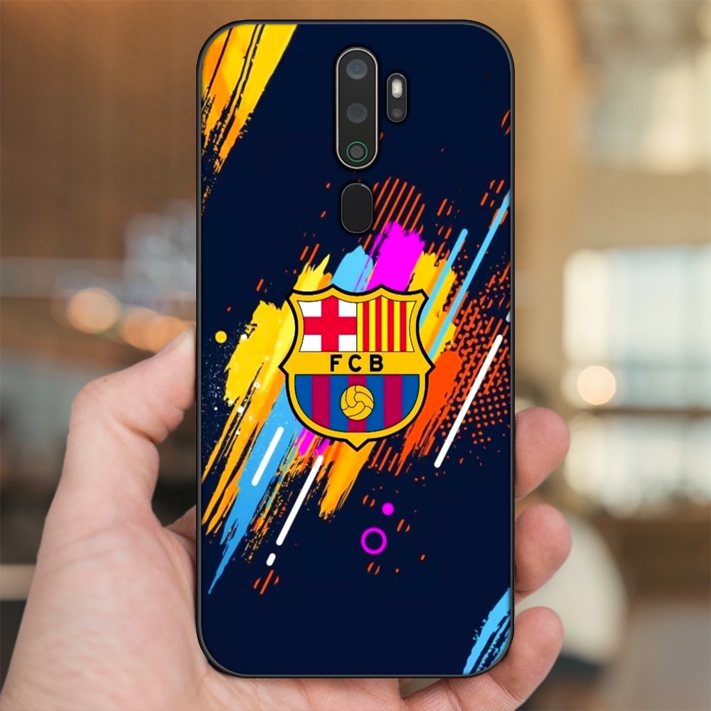 Ốp lưng Oppo A5 2020, A9 2020 viền đen in hình Barcelona Barca