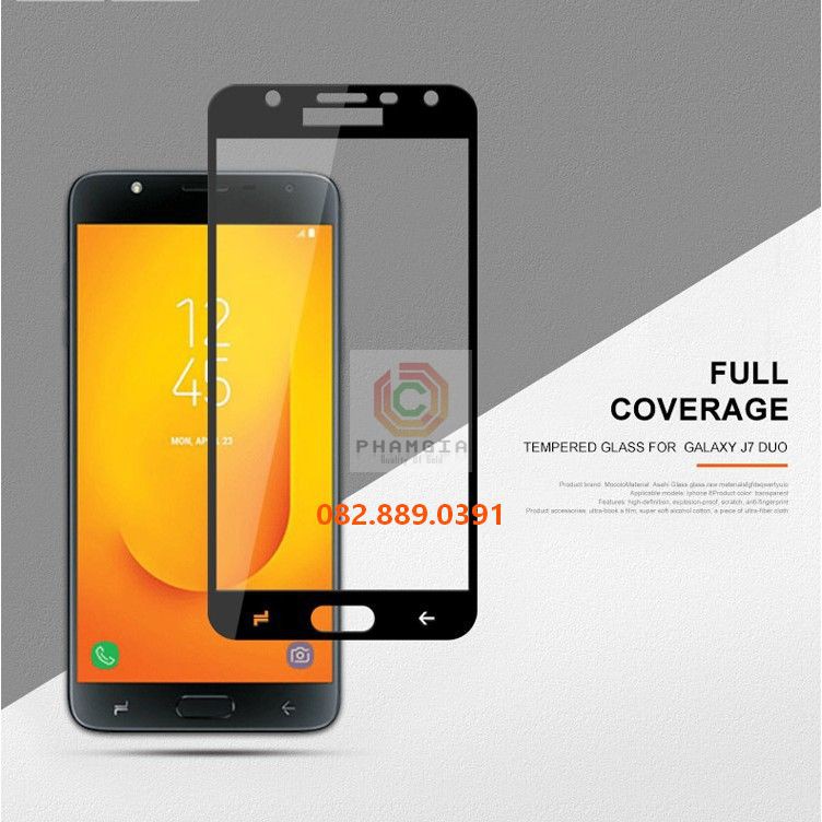 Kính cường lực SAMSUNG J7 DUO CƯỜNG LỰC FULL MÀN HÌNH FULL KEO CAO CẤP