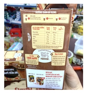 Cà Phê Sữa Đá Nescafe Hộp 240g (10 gói)