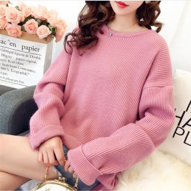 XIÊU MẪU THỜI TRANG ÁO LEN ĐUÔI TÔM PHỐI DÂY CỘT CÁ TÍNH : RẺ VÔ ĐỊCH