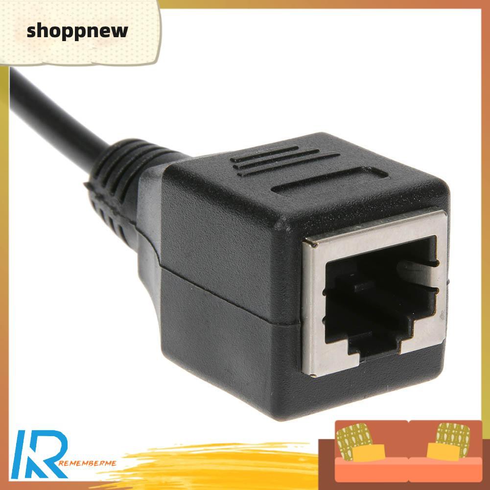 Dây Cáp Chia Cổng Mạng Rj45 Male Sang 2 Female Đen | BigBuy360 - bigbuy360.vn