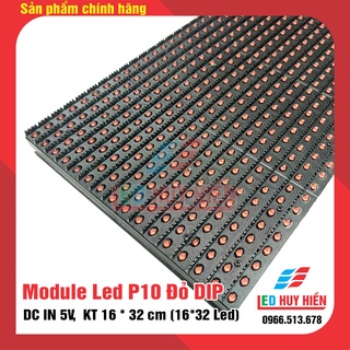 Module led p10 màu đỏ ngoài trời bóng dip, Led p10 bóng dip màu đỏ ngoài trời