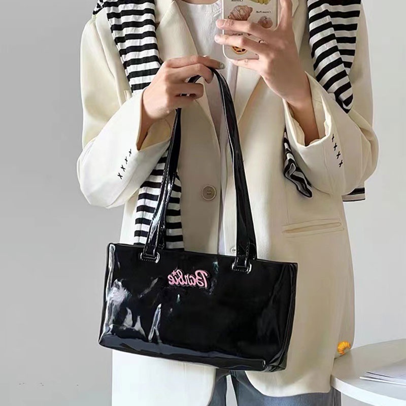 Túi xách YADOU đeo vai sáng bóng thời trang cho nữ