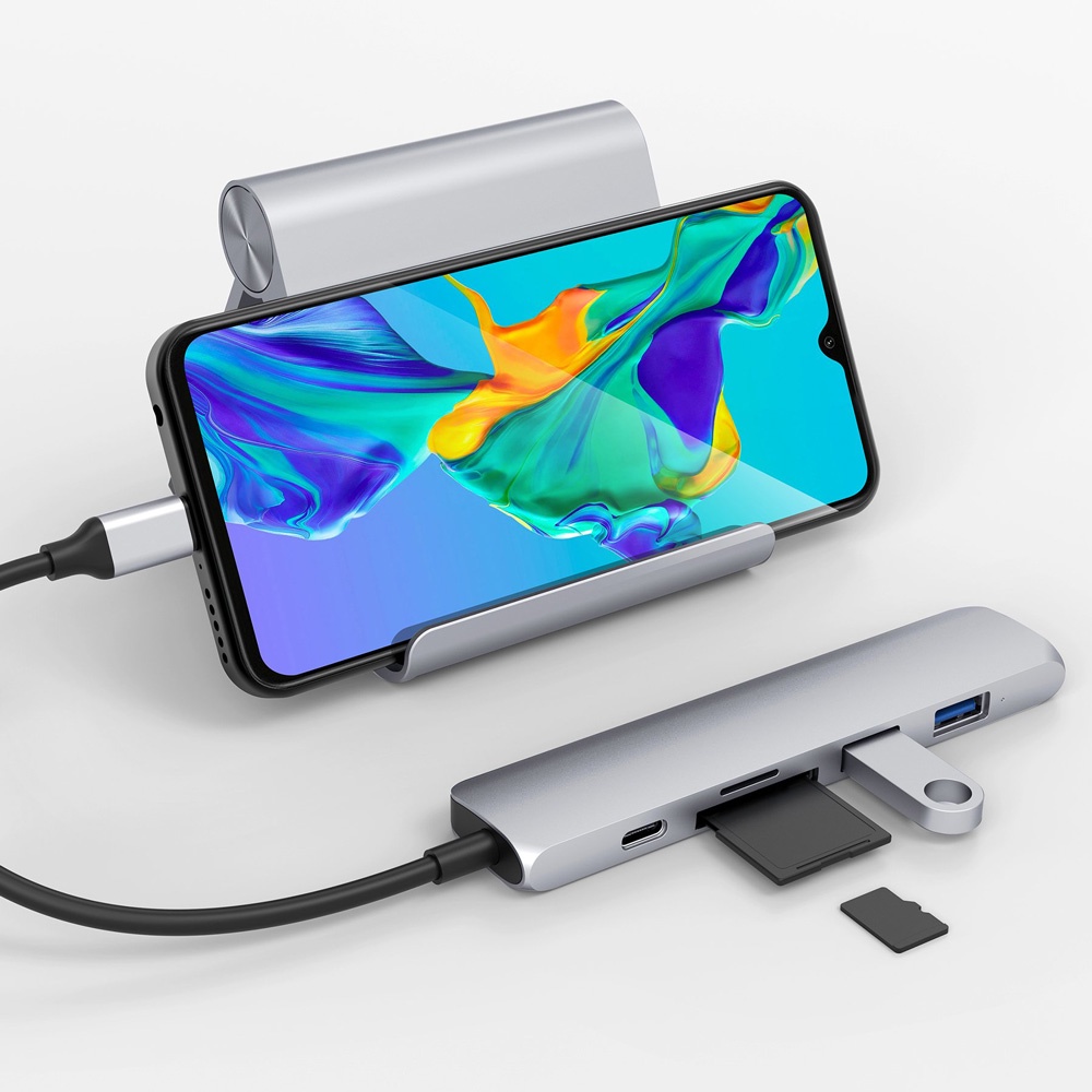 Cổng chuyển HyperDrive BAR 6-in-1 USB-C Hub cho Macbook, iPad, PC &amp; Devices - (HD22E) - Phân phối chính hãng