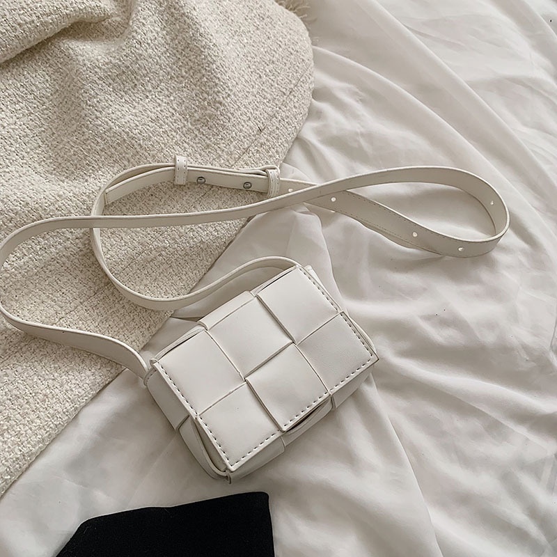 Thời Trang Túi Da PU Đeo Chéo Hình Vuông Nhỏ Đựng Điện Thoại Chất Lượng Cao Cho Nữ