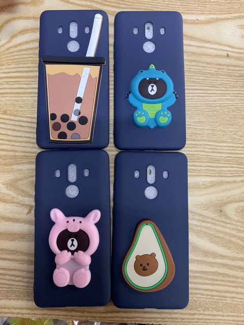 Ốp lưng Huawei Mate 10 pro dẻo màu hình nổi kute