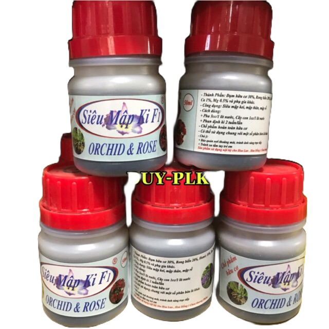 Phân bón - chế phẩm Siêu mập ki - F1 chuyên dùng cho Hoa Lan- lọ 50ml. Siêu Mập kei.