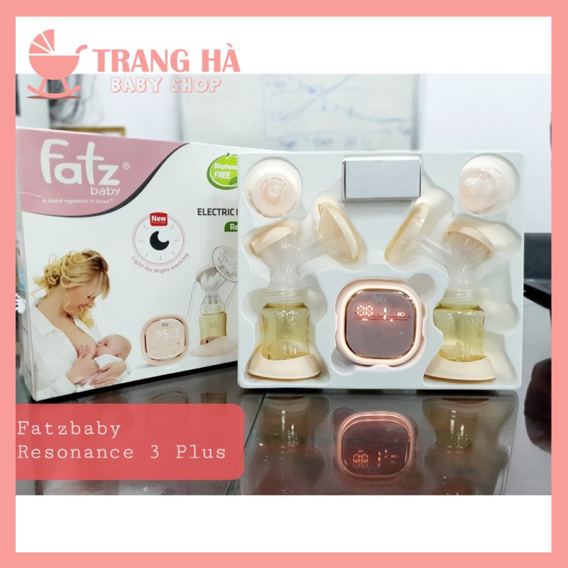 ✔️𝑪𝑯𝑰́𝑵𝑯 𝑯𝑨̃𝑵𝑮✔️MÁY HÚT SỮA ĐIỆN ĐÔI FATZ BABY RESONANCE 3 PLUS - BÌNH PPSU CAO CẤP- RESONANCE 3 PLUS - FB1161VN