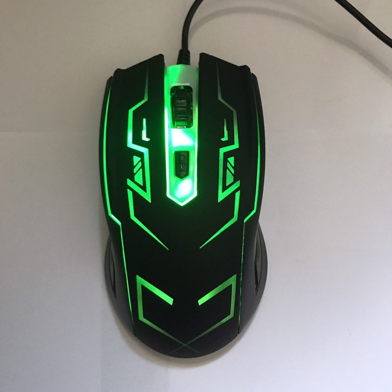 [Thanh lý hàng xuất Châu Âu]  Chuột Máy Tính Để Bàn PC Laptop Văn Phòng Có Dây Kết Nối Usb 2.0 Led RGB Đổi Màu 1600dpi