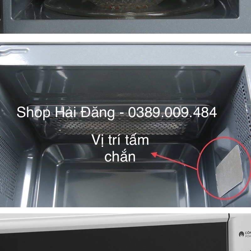 Tấm chắn lò vi sóng Sharp R-G208VN-WS (20 lít) chính hãng