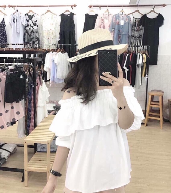 Áo bẹt vai voan xinh (gb) | BigBuy360 - bigbuy360.vn