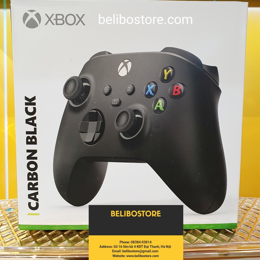 Tay Cầm Chơi Game Xbox Series X Chính Hãng Microsoft Xbox One X Carbon Black Robot White Shock Blue | TOP BÁN CHẠY